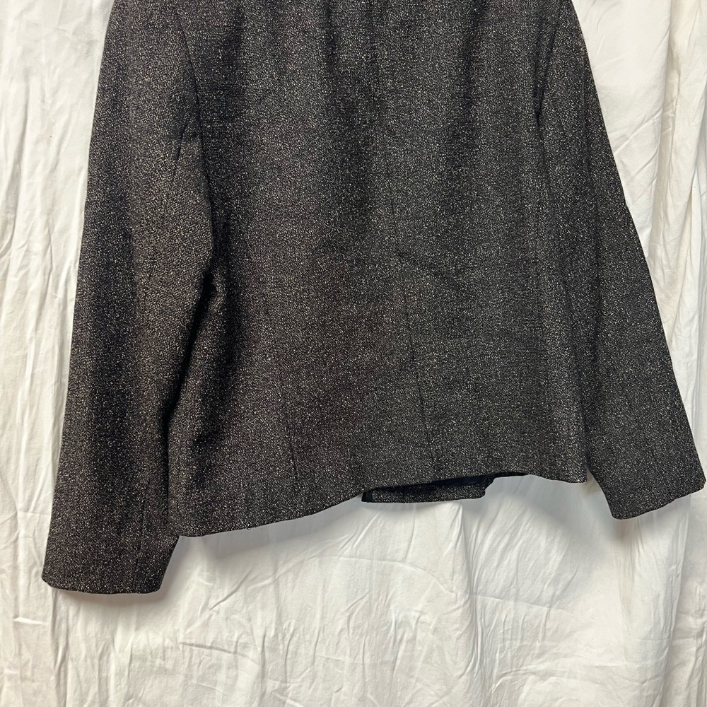 Pendleton Blazer Women's 14 Cropped USA Vintage USA Brown Black - Picture 6 of 6